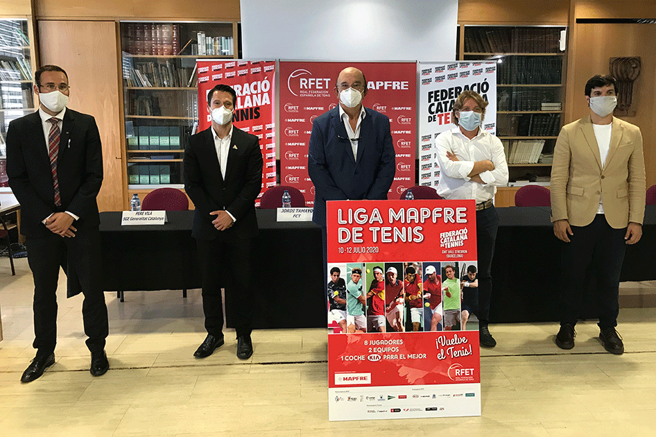 La Liga MAPFRE de Tenis presenta su torneo inaugural en Barcelona