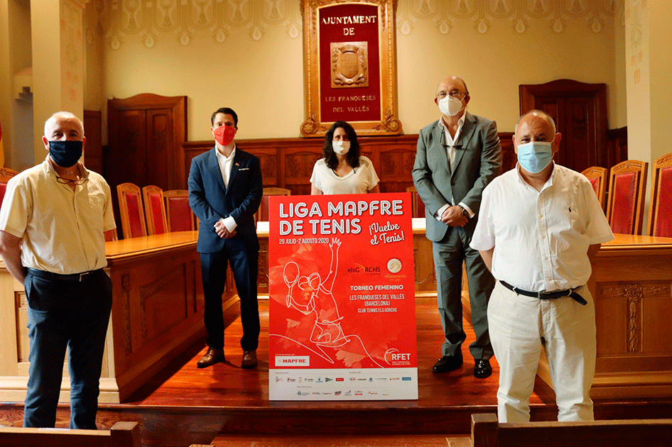 Les Franqueses del Valls presenta el torneo que cerrar la Liga MAPFRE de Tenis Femenina
