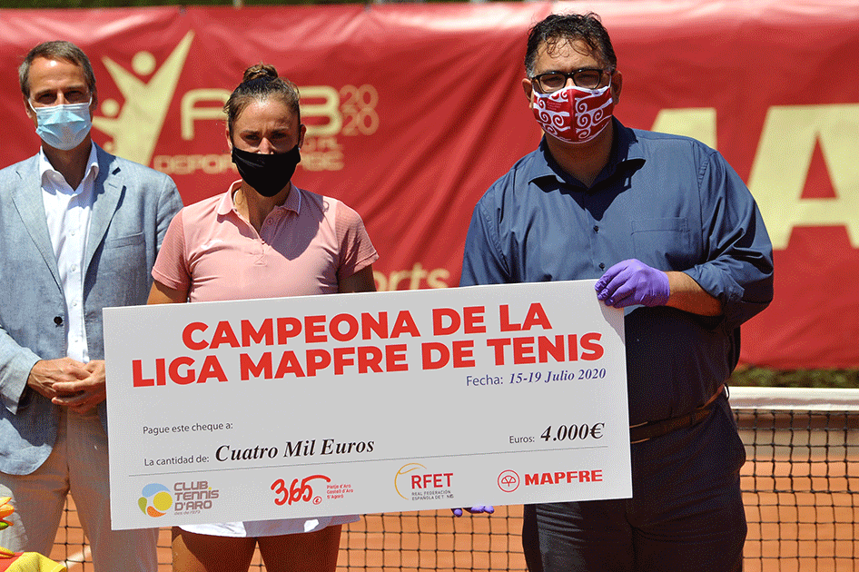 Sara Sorribes conquista el primer torneo de la Liga MAPFRE de Tenis Femenina en Platja d'Aro Sara Sorribes conquista el primer torneo de la Liga MAPFRE de Tenis Femenina en Platja d'Aro