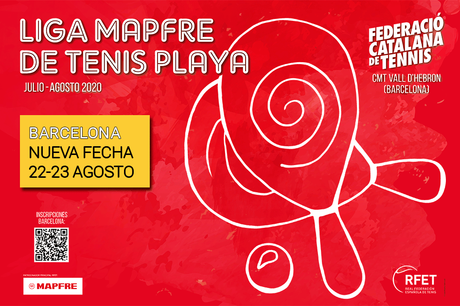 El torneo de la Liga MAPFRE de Tenis Playa previsto en Barcelona cambia de fechas