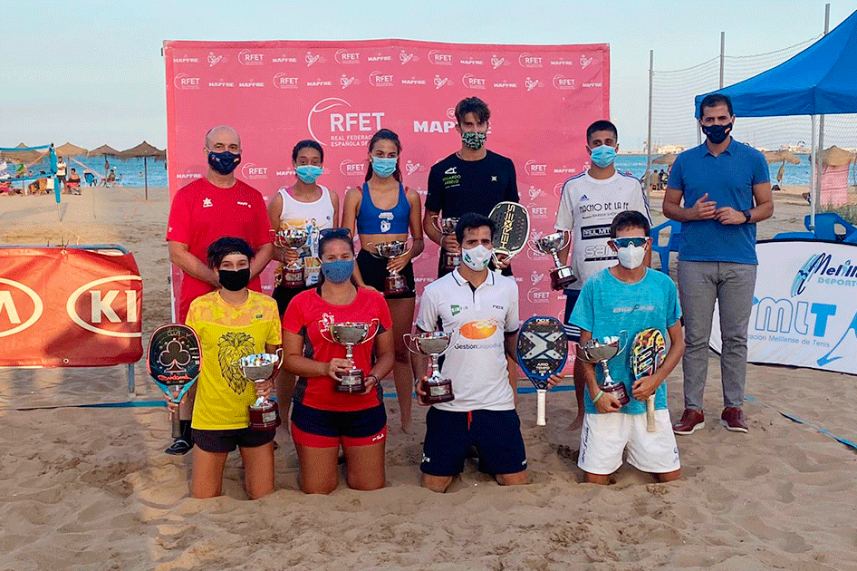 Ramos-Puente y Fernndez-Faras se llevan la primera cita de la Liga MAPFRE de Tenis Playa en Melilla