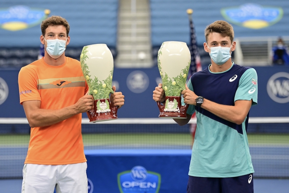 Carreño logra su primer título Masters 1000 de dobles en Cincinnati junto a De Miñaur Carreño logra su primer título Masters 1000 de dobles en Cincinnati junto a De Miñaur