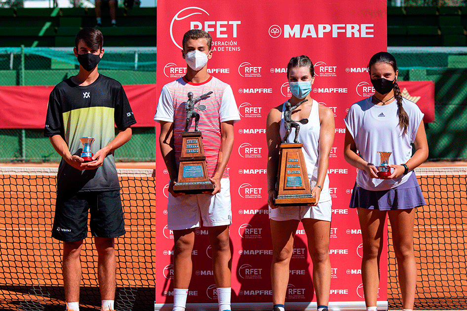 Rafael Segado y Marta Soriano conquistan el Campeonato de Espaa MAPFRE Infantil 