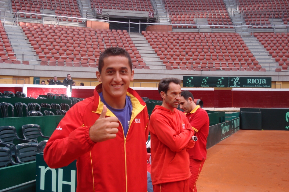 Almagro realiza su primer entrenamiento y  Ferrer se incoporar maana a la concentracin