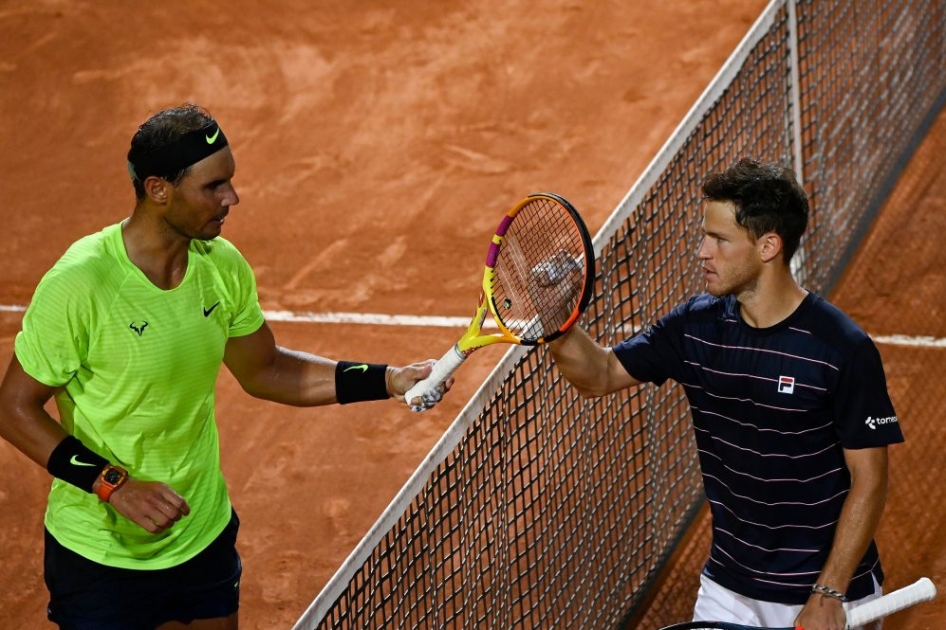 Nadal se ve sorprendido por Schwartzman en los cuartos de final de Roma