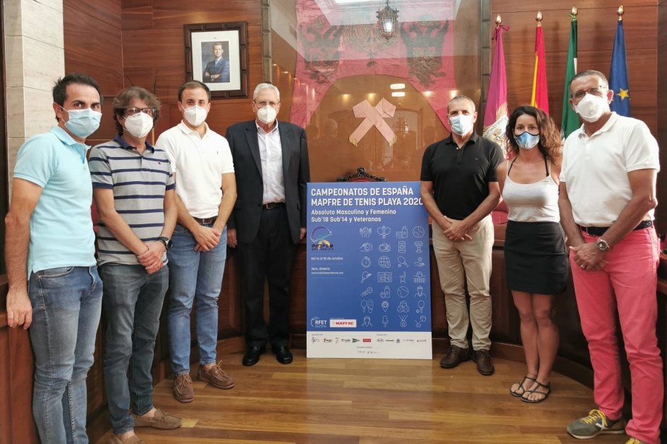 Presentación oficial del Campeonato de España MAPFRE de Tenis Playa en Vera Presentación oficial del Campeonato de España MAPFRE de Tenis Playa en Vera