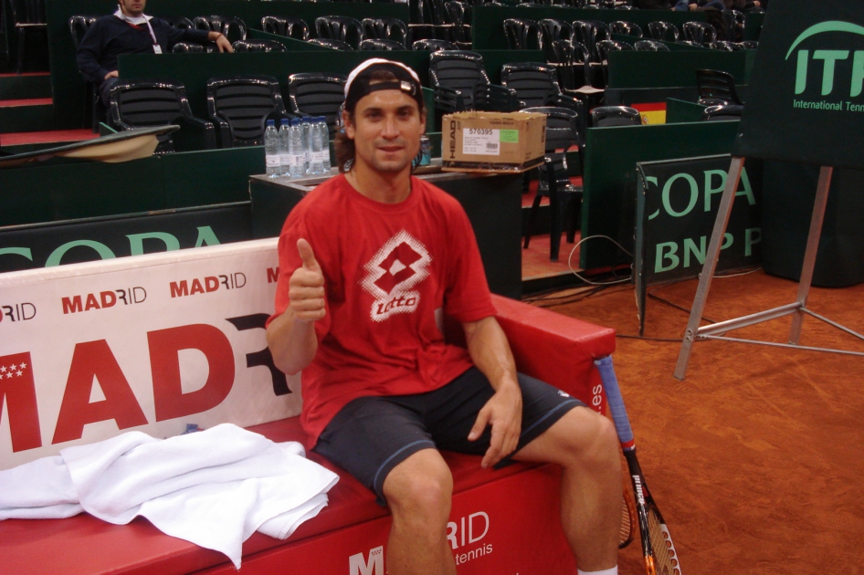 David Ferrer se incorpora a la concentración de la Seleción Española Mapfre en Logroño David Ferrer se incorpora a la concentración de la Seleción Española Mapfre en Logroño