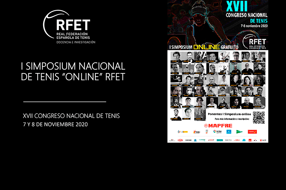 Inscripcin gratuita para el I Simposium Online RFET - XVII Congreso Nacional de Tenis el 7 y 8 de noviembre