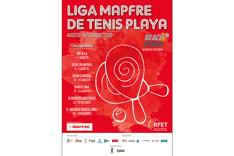 La Liga MAPFRE de Tenis Playa vuelve esta semana con el torneo de Alboraya