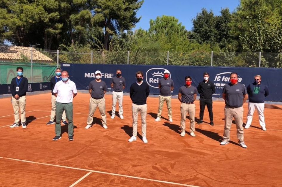 Equipo arbitral en el ATP Challenger de Villena Equipo arbitral en el ATP Challenger de Villena