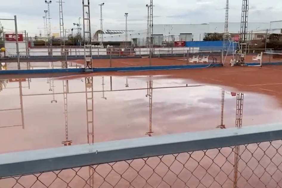 La lluvia obliga a cancelar el torneo internacional femenino de Castellón