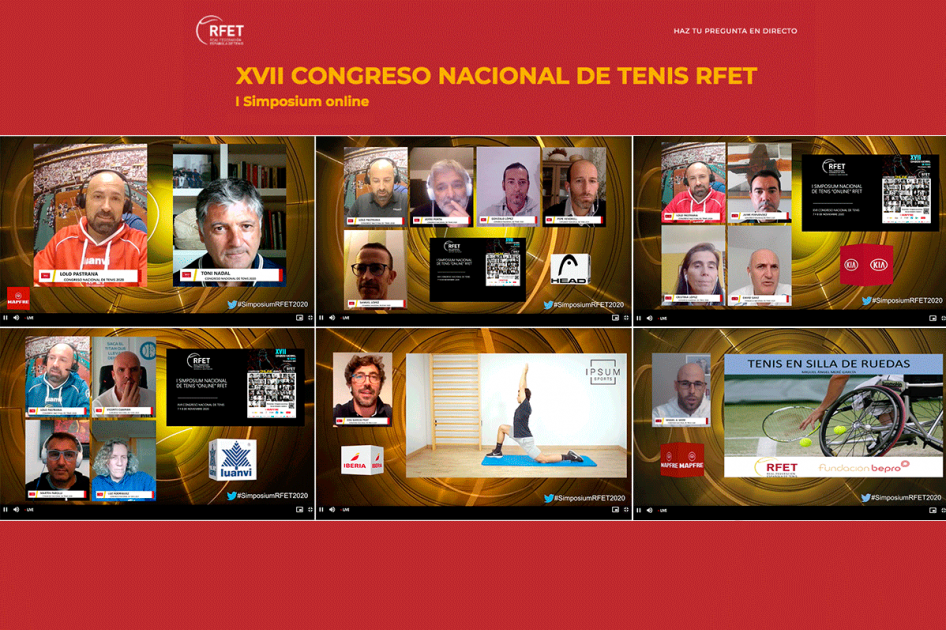 xito sin precedentes del I Simposium Online - XVII Congreso Nacional de Tenis RFET