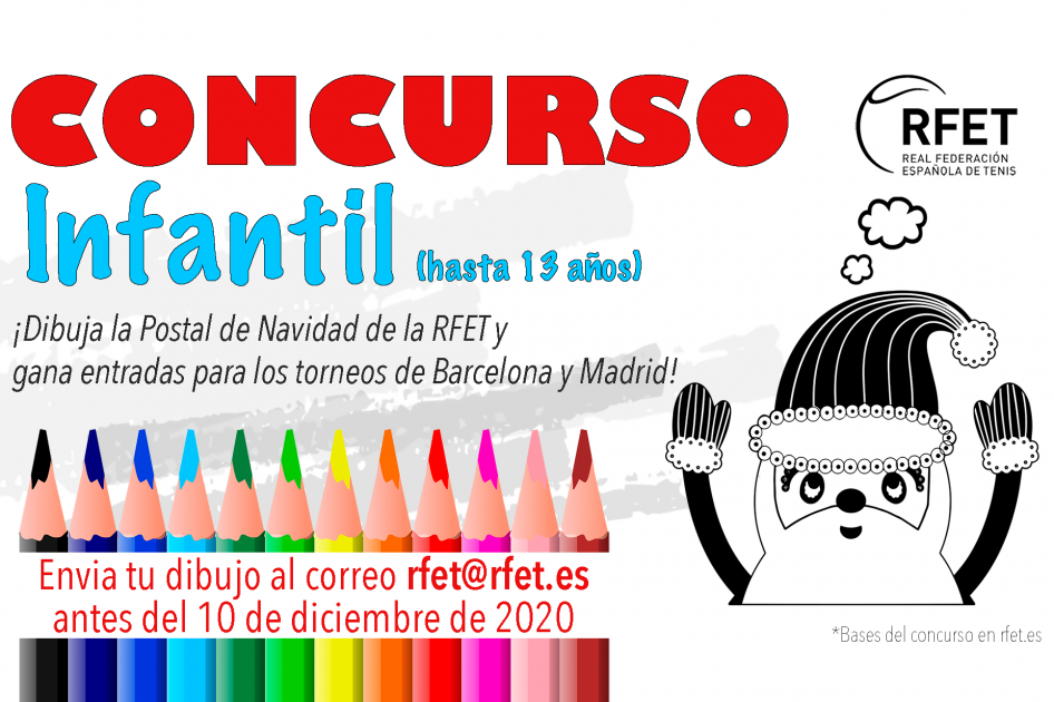 Vuelve el Concurso infantil de dibujo para la Postal de Navidad de la RFET Vuelve el Concurso infantil de dibujo para la Postal de Navidad de la RFET