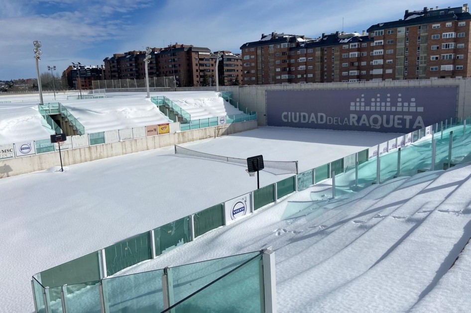 El temporal de nievesuspende los torneos inaugurales del Marca Jvenes Promesas y Warriors Tour en Madrid