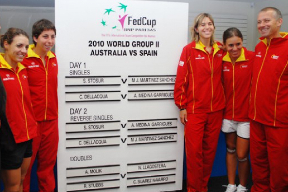 Espaa jugar en Sopot el play-off de Fed Cup ante Polonia