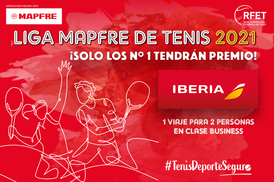 Los ganadores de la Liga MAPFRE de Tenis viajarn en business con Iberia