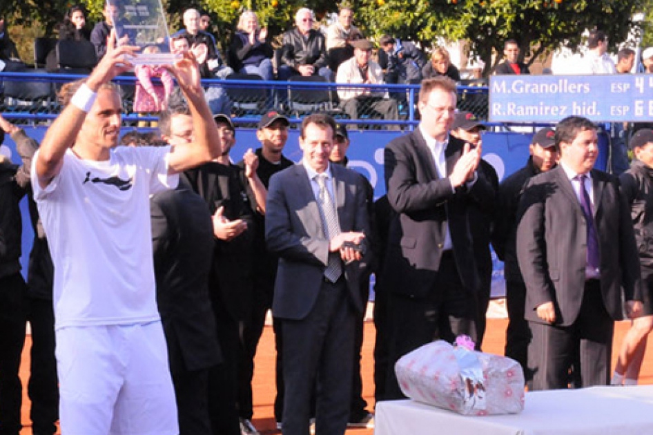 Rubn Ramrez se adjudica el Challenger de Rabat tras superar a Marcel Granollers en la final