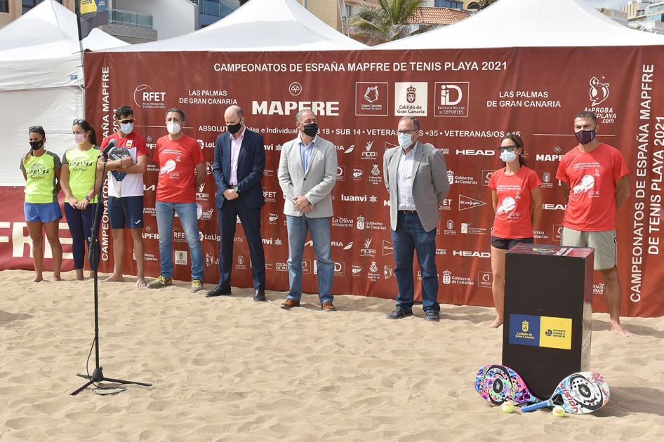 El Campeonato de España MAPFRE de Tenis Playa bate récords esta semana en Gran Canaria