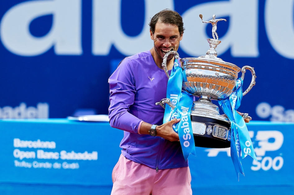 Nadal conquista un épico 12º título en el Barcelona Open Sabadell - Trofeo Conde Godó Nadal conquista un épico 12º título en el Barcelona Open Sabadell - Trofeo Conde Godó