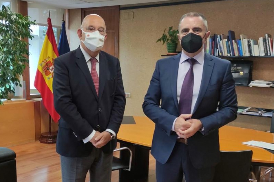 El presidente de la RFET Miguel Daz se rene con el nuevo presidente del CSD Jos Manuel Franco