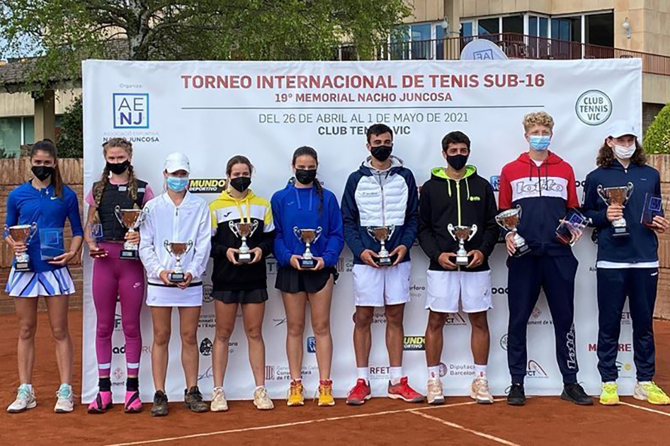 Martn Landaluce y Ana Martnez Vaquero, finalistas del internacional Sub'16 de Vic