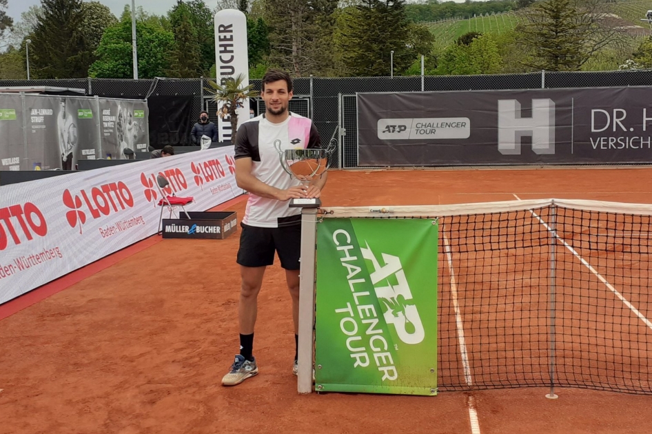 Bernabé Zapata conquista su segundo ATP Challenger en Heilbronn