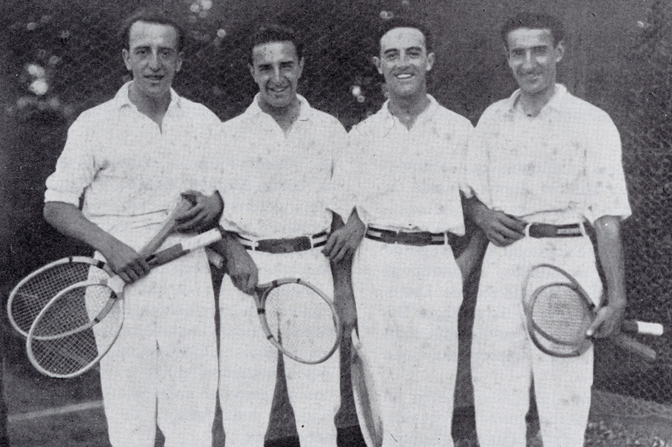 Se cumplen cien años del debut de España en la Copa Davis