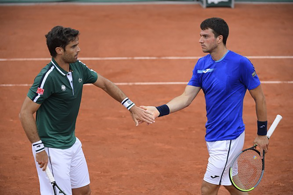 Pablo Andújar y Pedro Martínez se quedan a las puertas de la final de dobles en Roland Garros Pablo Andújar y Pedro Martínez se quedan a las puertas de la final de dobles en Roland Garros
