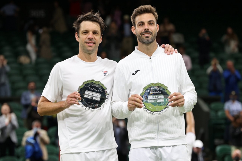 Granollers se queda a las puertas del título de dobles de Wimbledon junto al argentino Zeballos