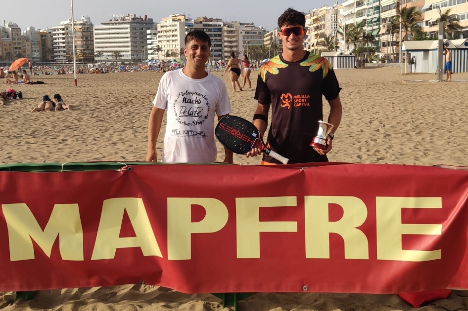 Daniela Rodrguez / Ganesha Daz y Vctor Lpez / Saulo Tejada dominan la Liga MAPFRE de Tenis Playa en Gran Canaria