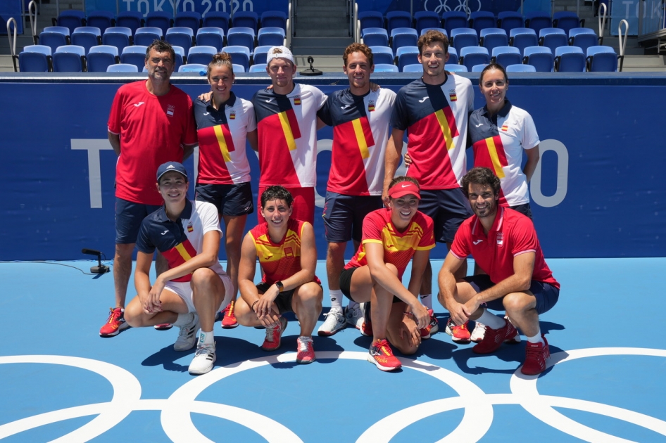 Los tenistas españoles ya conocen su camino hacia las medallas en Tokio 2020