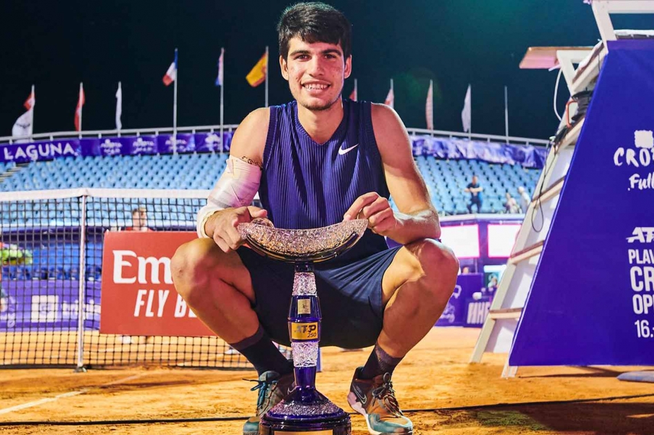 Carlos Alcaraz conquista su primer ttulo ATP en Umag