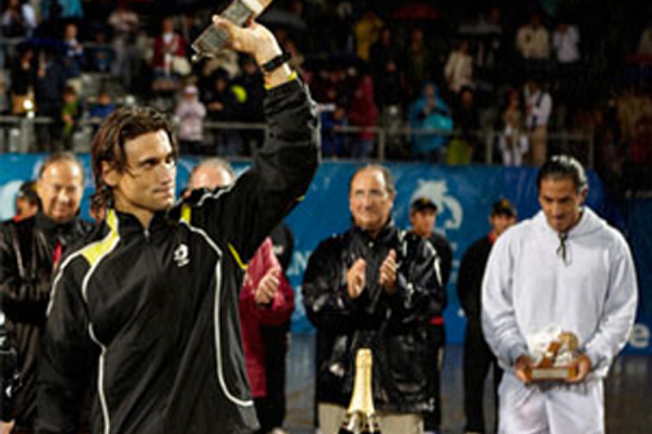 David Ferrer defender su corona en el Tenis Playa de Luanco