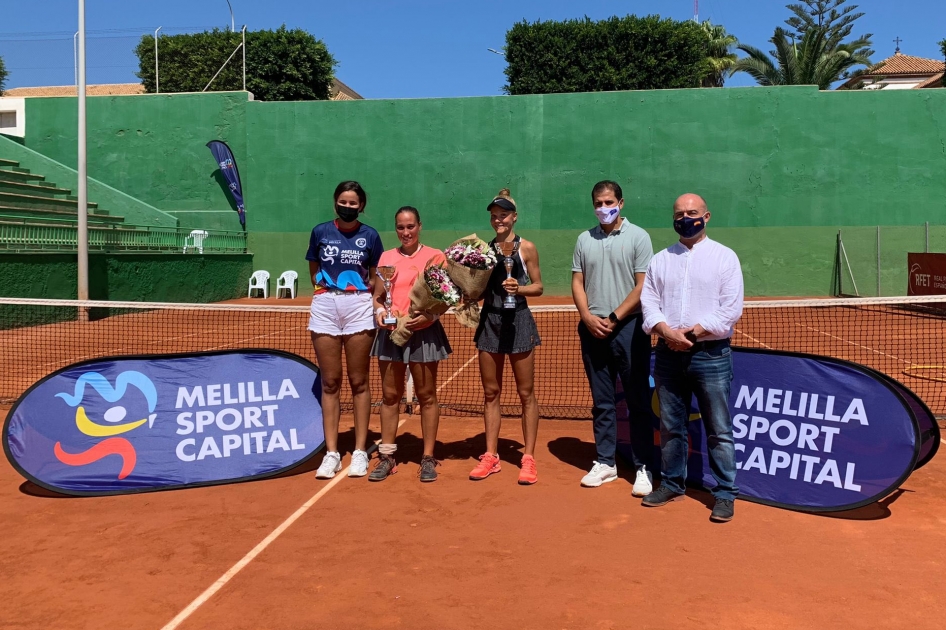 Noelia Bouz, finalista del internacional ITF de Melilla ante la alemana Meyer auf der Heide