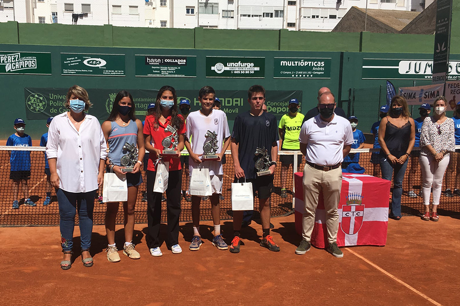 Martina Gens y Rafael Jodar se llevan el XXXII Torneo Nacional Sub'15 Ciudad de Cartagena