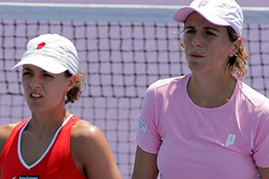 La eliminación de Martínez y Llagostera en el dobles deja sin españolas el cuadro femenino
