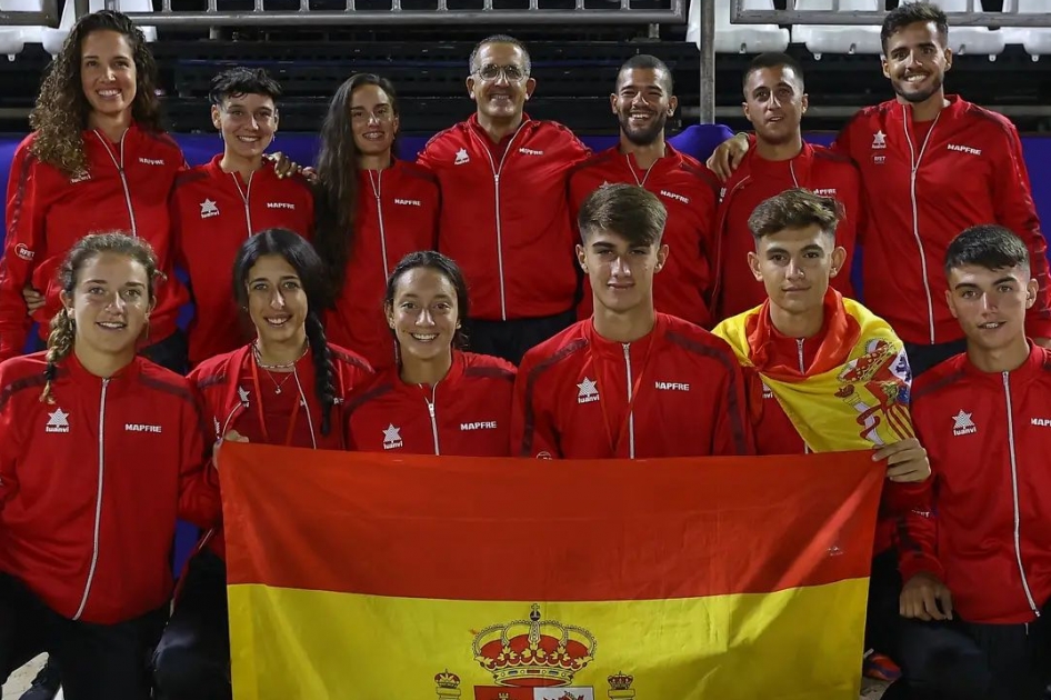 La Selección Española MAPFRE de Tenis Playa disputa la Copa del Mundo en Río de Janeiro La Selección Española MAPFRE de Tenis Playa disputa la Copa del Mundo en Río de Janeiro