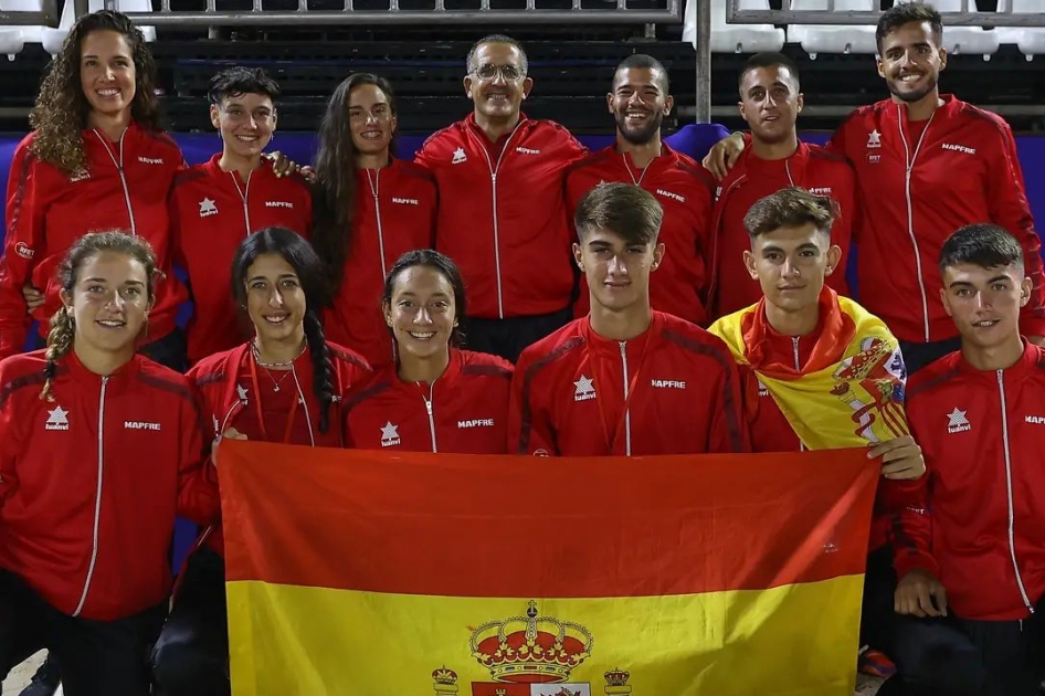 La Seleccin Espaola MAPFRE de Tenis Playa disputa la Copa del Mundo en Ro de Janeiro