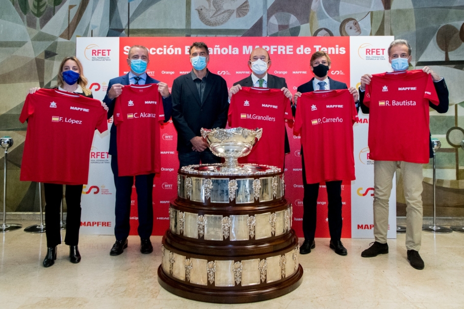 Carreño, Bautista, Alcaraz, Granollers y López defenderán el título de Copa Davis en las Finales de Madrid Carreño, Bautista, Alcaraz, Granollers y López defenderán el título de Copa Davis en las Finales de Madrid