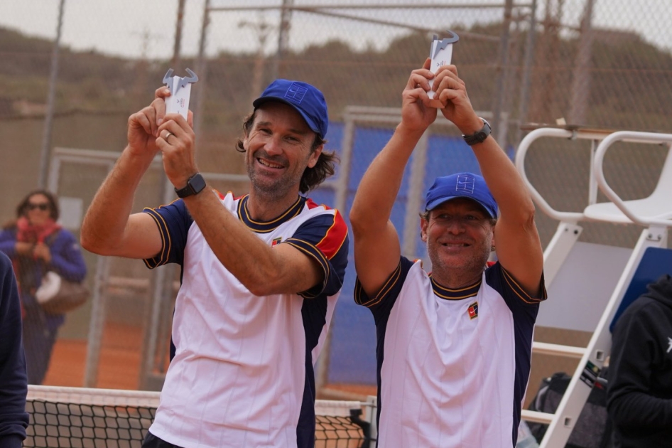 Carlos Moy, estrella en el torneo de veteranos de Manacor