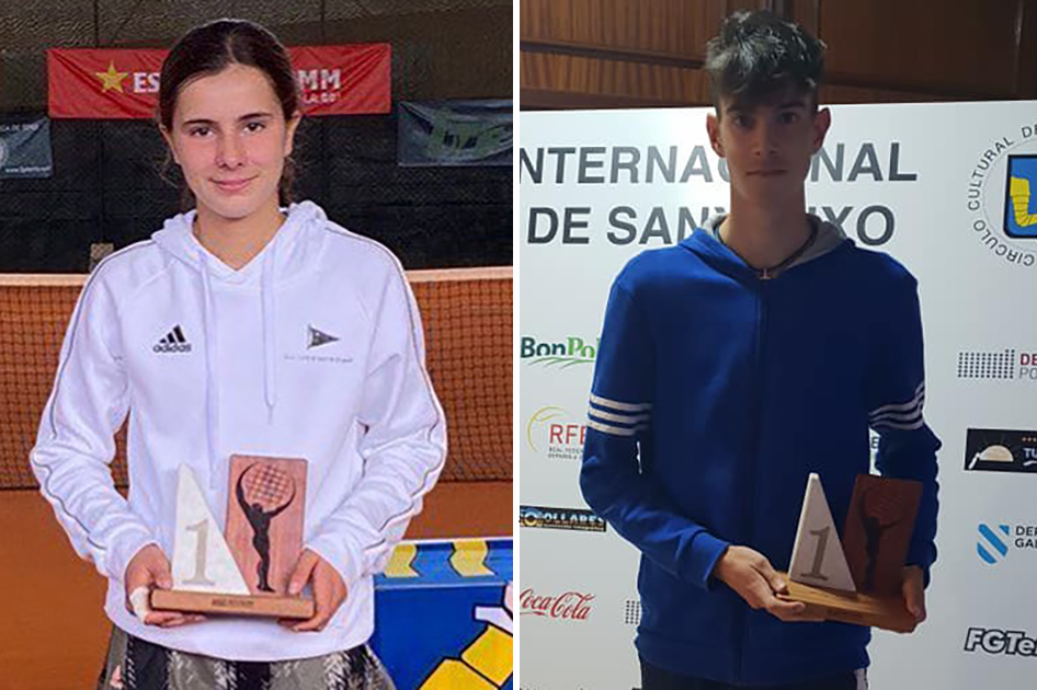 Sal Berdullas y Eugenia Menndez se llevan el internacional cadete de Sanxenxo