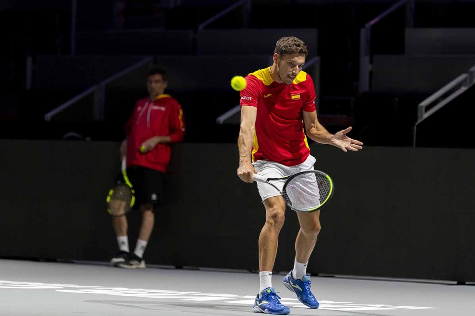 La Selección Española MAPFRE de Tenis prepara ya la Copa Davis en el Madrid Arena