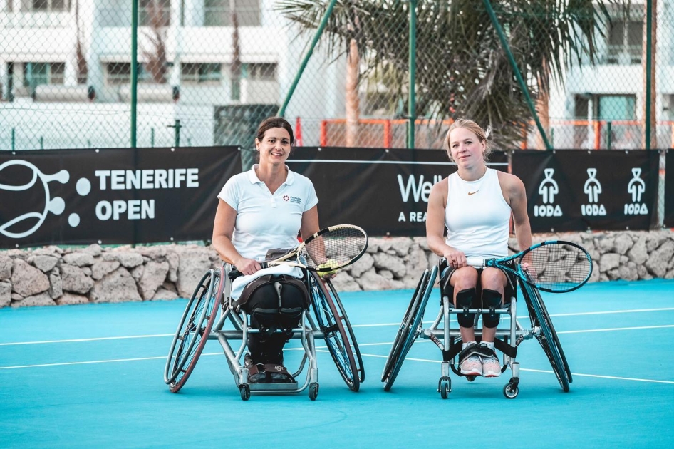 Doblete de Lola Ochoa en el primer internacional de tenis en silla de ruedas de Tenerife