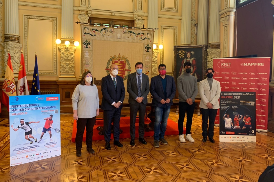 La Fiesta del Tenis y el Mster Futuro Nacional MAPFRE se presentan en Valladolid