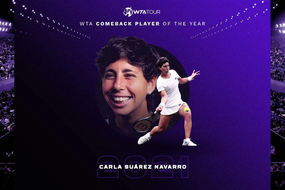 Carla Suárez, Mejor Regreso WTA del Año en 2021