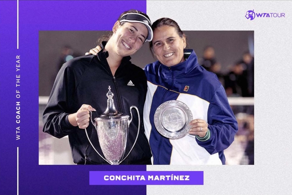 Conchita Martnez y Carla Surez, galardonadas en los Premios WTA 2021