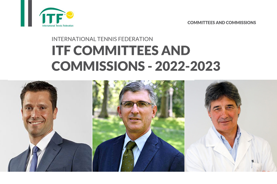 Tres españoles son designados para los Comités, Comisiones y Grupos de Trabajo de la Federación Internacional de Tenis