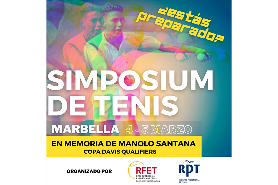 La RFET prepara un Simposium de Tenis en homenaje a Manolo Santana coincidiendo con la Copa Davis en Marbella