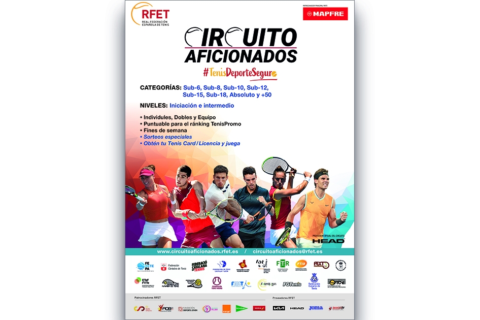 El Circuito Aficionados de la RFET 2022 iza el telón con torneos en varias Comunidades Autónomas