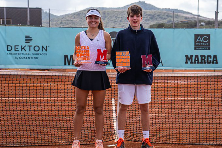 Victorias de Elena Morales y Luis Llorens en el Mutua Madrid Open Sub'16 de Manacor